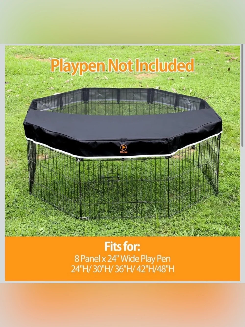 PJYuCien Playpen Top Cover for 24